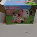 3-in-1 Musical Puppy Toys for 1 Year Old Girl Gift, Educational Baby Toy 6-12-18 Month, 1st Birthday Gift for 1 Year Old Girl Boy, First Bilingual Present for 7 8 9 10 Month Infant (Pink)