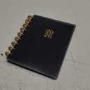 Happy Planner Disc-Bound Planner Jan.Dec. 2026, Includes 3 Extra Months and 2 Sticker Sheets, Classic Size, 7" x 9.25", Dashboard Layout, Modern Texture