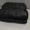 Cool Area 55% 6.5x10ft Sunblock Shade Cloth Cover Mesh UV Resistant Net for Garden Flower Plant Greenhouse, Black