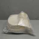 WONDERFUL 150 Pcs Ivory Plastic Plates for Party Disposable Heavy Duty Holiday Plates Ivory Plastic Dinnerware Sets for 30 Guests - 60 Disposable Plate 90 Silverware Sets Scalloped Vintage Design