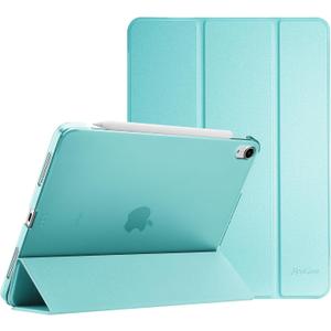 ProCase Smart Case for iPad Air 11-inch M3 M2 2025 2024/10.9 Air 5th 4th Generation 2022 2020, Protective Cover for Air 5 4 -Airblue (Aqua)