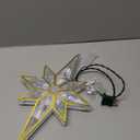 12" 11LED Lighted Christmas Tree Topper, Golden Bethlehem Star Treetop with Warm White Fairy Lights, Holiday Christmas Tree Decorations