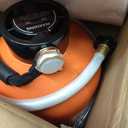 RV Water Softener Portable - 16,000 Grain, 3/4" GHT Fittings, Convenient Water Softener for RVs, Trailers, Boats, Mobile Car Washing, Pressure Washing (Orange)