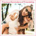 2 x 50 Frienship Capsule Letters Messages in a Bottle - Best Friend Birthday Gifts for Women, BFF, Sister, Bestie - Cute Bestfriend Gift Ideas, Christmas Stocking Stuffers for Women