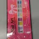 18000pcs Nail Rhinestones and Pearls for Nail Art, 2mm Resin AB Transparent Jelly Rhinestones Crystal Nail Gems Multicolor Flatback Pearls with Tweezers & Pickup Tools for Women Nails Design Craft DIY