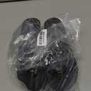 Women's Thong Wedge Platform Slides Sandals Fashion Comfort Open Round Toe Slip On Anti-Slip Chunky Heel Flip Flops Summer Pool Party Beach Walking Sandals (5, Black)