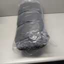 MoNiBloom 28.5"x21"x4" Dog Beds for Small Size Dogs Machine-Washable Long Plush Pet Beds Warming Cozy Soft Bed for Dogs and Cat, Dark Grey