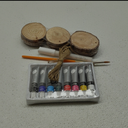 Daler Rowney Simply Creative Wood Painting Art Set - DIY, Fun Activity, Make Your Own Art Kit - Ideal Gift Set for Artists, Beginners, and Hobbyists