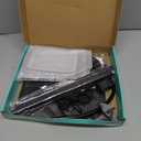 30X 10X Extra Large Floor Magnifying Glass with Light and Stand,60 LED Flexible Gooseneck Floor Magnifying Lamp with 5 Color Modes, 2-in-1 Lighted Magnifiers for Close Work, Sewing,Crafts, Painting (Black)