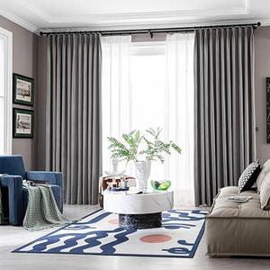 unknown brand grey curtain ( 64 x 40")