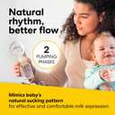 Medela Harmony Manual Breast Pump, Compact Swiss Design with PersonalFit Flex Shields and Medela's 2-Phase Expression Technology