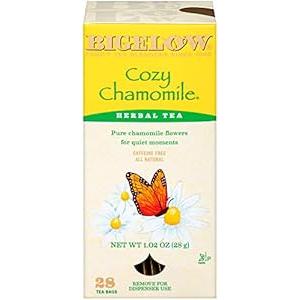 Bigelow Single Flavor Tea, Cozy Chamomile, 28 Bags/box (28 Count (Pack of 1)