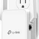 TP-Link AC1200 WiFi Extender, 2025 Wirecutter Best WiFi Extender, 1.2Gbps home signal booster, Dual Band 5GHz/2.4GHz, Up to 1600 Sq.ft and 32 Devices, EasyMesh Compatible, One Ethernet Port (RE315)