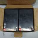 Miady 12V 12Ah Rechargeable Sealed Lead Acid Battery (2 Packs)