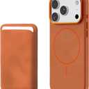 Magnetic for iPhone 17ProMax Case with Card Holder [Compatible with MagSafe] [Military-Grade Drop Protection] [Slim Suede Leather case] Anti-Scratch Microfiber Lining Case 6.9"