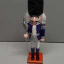 COMBIUBIU 11.8 inch Christmas Decorations Nutcracker Ornaments,Wooden Nutcracker Figures,Festive Collectible Nutcracker Gift forTable Desktop Fireplace Thanksgiving Christmas DecorBlue)