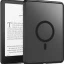 OWKEY Magnetic Case for 7" Kindle Paperwhite 12th Gen 2024 and Kindle Colorsoft - with AirBag Compatible with iPhone MagSafe, Black