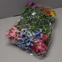 Artificial Flowers for Outdoors Indoors, 20 Bundles Faux Daisy Flowers in 6 Colors, UV Resistant Fake Plants for Garden Decor, Porch, Patio, Window Box, Outdoor Decoration