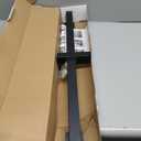 Bathroom Shower Slide Bar, Adjustable Handheld Shower Holder Wall Mount Shower Bar Stainless Steel, Matte Black Square Slide Bar