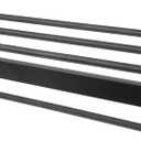 Dyconn Faucet Florence Series Black Bathroom Towel Shelf Rack
