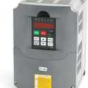 VFD Converter,Variable Frequency Drive,220VAC Single Phase Input to 220V Three Phase,for Motor/Spindle Speed Rotation (HY Series 220v 4kW-5HP Model)