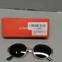 livho 2025 Trendy Oval Sunglasses - Stylish Polarized Shades for Everyday - Retro Metal Frames