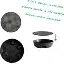 8 Pack 5.3 3-in-1 Plant Saucers Trays for Indoor Outdoor Flower Planter Pot Heavy Duty Plastic Water Drip Catcher PanSelf Watering Planter Insert Devices for Hanging Basket