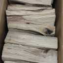 Old Potters Kiln Dried Firewood - Hickory, 1100 Cu. in, 16-18 Logs ~ 8" x 2.5" Logs. Cooking Wood for Grilling, Smoking, and Firepits, Hickory.