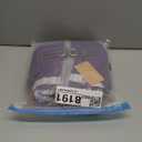 FUAMEY Dog Coat for Medium Dogs,Waterproof Dog Winter Jacket with Harness Built in Puppy Cold Weather Coats Reflective Pet Vest with Zipper Warm Fleece Dogs Snowsuit Windproof Purple M (M(chest:21in))