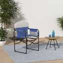 SUNNYFEEL Camping Directors Chair, Heavy Duty,Oversized Portable Folding Chair with Side Table, Pocket for Beach, Fishing,Trip,Picnic,Lawn,Concert Outdoor Foldable Camp Chairs, Large