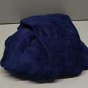 Pop Shop Plush Hooded Throw Blanket with Pocket, 50"x60" + Hood, Blue
