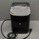 Nugget Ice Maker Countertop, Silonn Chewable Pellet Ice Machine with Self-Cleaning Function, 33lbs/24H Portable Ice Makers for Home Kitchen Office, Black