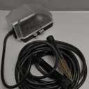 VEVOR Outdoor Power Stake Waterproof, 25 FT Extension Cord, Outdoor Power Strip, Weatherproof with Cover and Overload Protection, 6 Outlets, 15A/1875W for Halloween/Christmas Lights Decorations