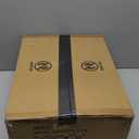 Ceiling Fans with Lights, 48 inch Low Profile Ceiling Fan with Light and Remote Control, Flush Mount, Reversible Motor, Dimmable, Noiseless, Brown Ceiling Fan for Bedroom, Indoor/Outdoor Use