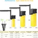 FEDOUR 10W 15W 20W Aquarium Submersible Filter, Quiet Fish Tank Internal Filter with Spray Bar, Powerful Aquarium Filter for 5-80 Gallon Tank(15W for 15-50Gallon)