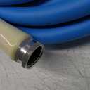 Fevone 35ft Heavy Duty Garden Hose, Lightweight and Flexible, 5/8" ID, 600 PSI, Hybrid Polymer, Kink-Resistant, 3/4" GHT Aluminum Fittings, Drinking Water Safe