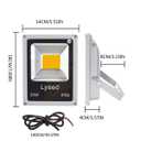 Lysed 12 Volt Flood Light Bowfishing Lights 30W Low Voltage Flood Lights Outdoor IP66 Waterproof (Warm Light 2Pack)