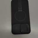 SURITCH for iPhone 13 Pro Max/12 Pro Max Case with Magnetic Camera Slide Cover and Adjustable Kickstand, Compatible with MagSafe, Shockproof Bumper Case Slim Protective Cover 6.7 Inch, Black