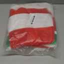 Syhood 2 Pieces Christmas Elf Hats Long Striped Santa Faux Fur Candy Hat for Adults Xmas Holiday Party Costume Accessories (Red Green White, Red White)