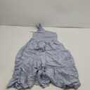 ZESICA Women's 2025 Bohemian Summer Floral Print One Shoulder Sleeveless Smocked Ruffle Tiered Beach Long Midi Dress, Small