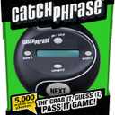 Hasbro Gaming Catch Phrase Electronic Game | Fun Active Handheld Party Games for Adults, Teens, and Kids | 4 or More Players, 2 Teams | Portable Summer Travel Activities | Ages 12+ 