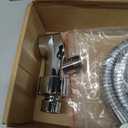 Handheld Shower Heads with ON OFF Switch,Extra Long 79-inch Hose 8 Spray Settings High Pressure Detachable Showerhead,Built-in Power Sprayer to Clean Pets, Adjustable Angle Bracket,Silver