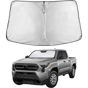 Autovir Car Windshield Sun Shade Foldable | Front Windshield Shade for Sun, Heat and UV Rays | Sunshade for Car Front Window and Interior Sun Protection | Medium (28 x 31 inches)