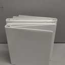 0.5-Inch 3-Ring-Binder with Pockets, 1/2'' Basic Binders 1-inch View Round Binders Holds 100 Sheets US Letter Size 8.5'' x 11'' - Bundle Packs Perfect for Home, Office, and School (0.5-inch) 8 PAck