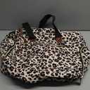 Pritent Diaper Bag Tote for Working Mom, Large Travel Diaper Tote for Mom and Dad with 14 Inch Laptop Sleeve, Mommy Maternity Travel Baby Bag for Boys and Girls, Leopard