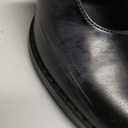 Coutgo Womens Chunky High Heels Dress Shoes Closed Pointed Toe Cross Strap Buckle Pumps Vintage D'Orsay Party Shoes, Black, Size 7