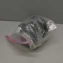 MroMax 5.11 Inch Stroller Wheel Set, 130mm x 33mm Swivel Wheel for 19mm Circular Pipes, Plastic Replacement for Pet Stroller, Black