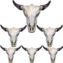 AFZMON 6 Pack Western Party Decorations Longhorn Cowboy Balloons - 21x28 Inch Western Foil Decor for Last Rodeo Bachelorette Party