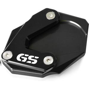 Motorcycle Kickstand Side Stand Enlarger Extension Enlarger Pate Pad for B-M-W R 1200 GS LC 2012-2018 R1250GS R 1250 GS 2018-2023 R1200GS Rallye 2016-2018 (Black+Black)