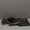 NexiEpoch 4 Pack Leggings for Women - High Waisted Tummy Control Soft Black Capri Yoga Pants with Pockets for Workout (Small-Medium)